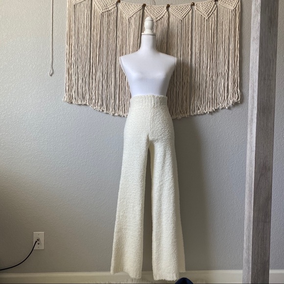 Skims cozy knit bone pants xxs xs collection - Picture 6 of 14